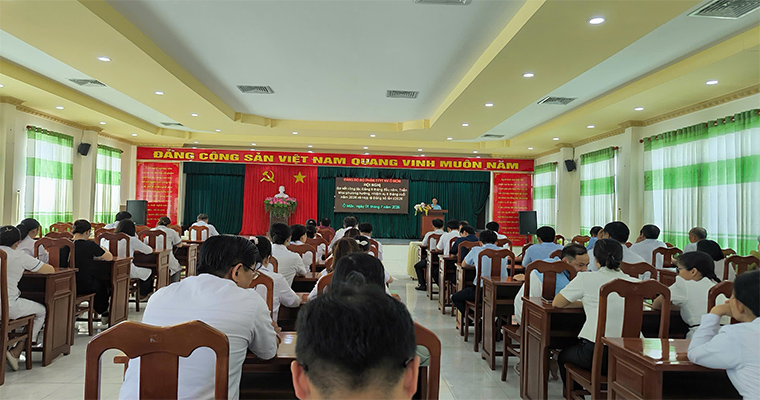 ĐẢNG ỦY BỘ PHẬN TTYT KHU VỰC Ô MÔN TỔ CHỨC HỘI NGHỊ SƠ KẾT CÔNG TÁC ĐẢNG 6 THÁNG ĐẦU NĂM VÀ TRIỂN KHAI NHIỆM VỤ 6 THÁNG CUỐI NĂM 2026